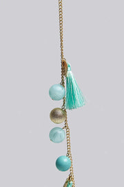 Louche Laura Tassel And Bead Necklace - Gold