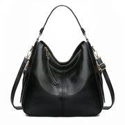 Hobos Zipper Bucket Bags With Adjustable Shoulder-strap Handbags Temperament High Capacity Messenger Shoulder Bag For Women