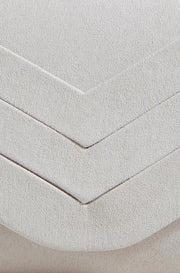 Yumi Ivory Shimmer Envelope Clutch Bag