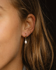 Freshwater Pearl Hoop Earrings