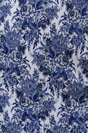 Aubin Wedgewood Jacquard A-Line Mini Skirt