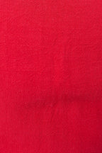 Baya Linen Mix Square Neck Midi Dress - Red