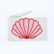 Large Shell Beaded Pouch
