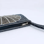 Large Shell Beaded Pouch