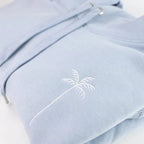 Palm Tree Embroidered Hoodie