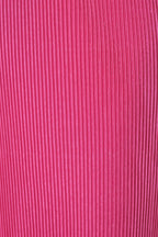 Milene Pleat Long Sleeve Midi Dress - Pink