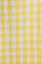 Louche Babette Picnic Checked Shirred Bodice Midi Dress