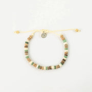 Laut Turquoise & Wood Beaded Bracelet
