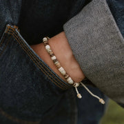 Laut Turquoise & Wood Beaded Bracelet