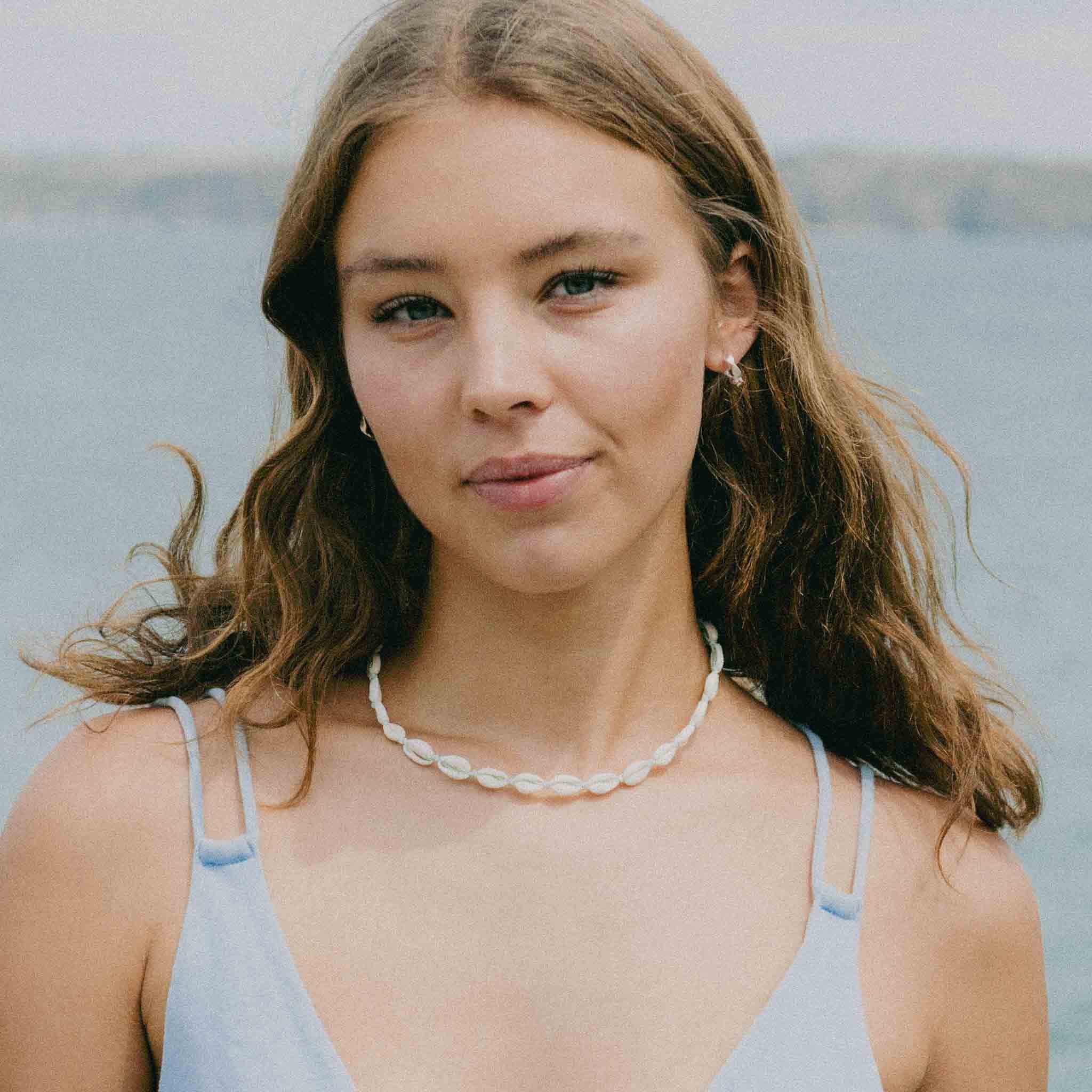 Livadi Cowrie Shell Choker Necklace