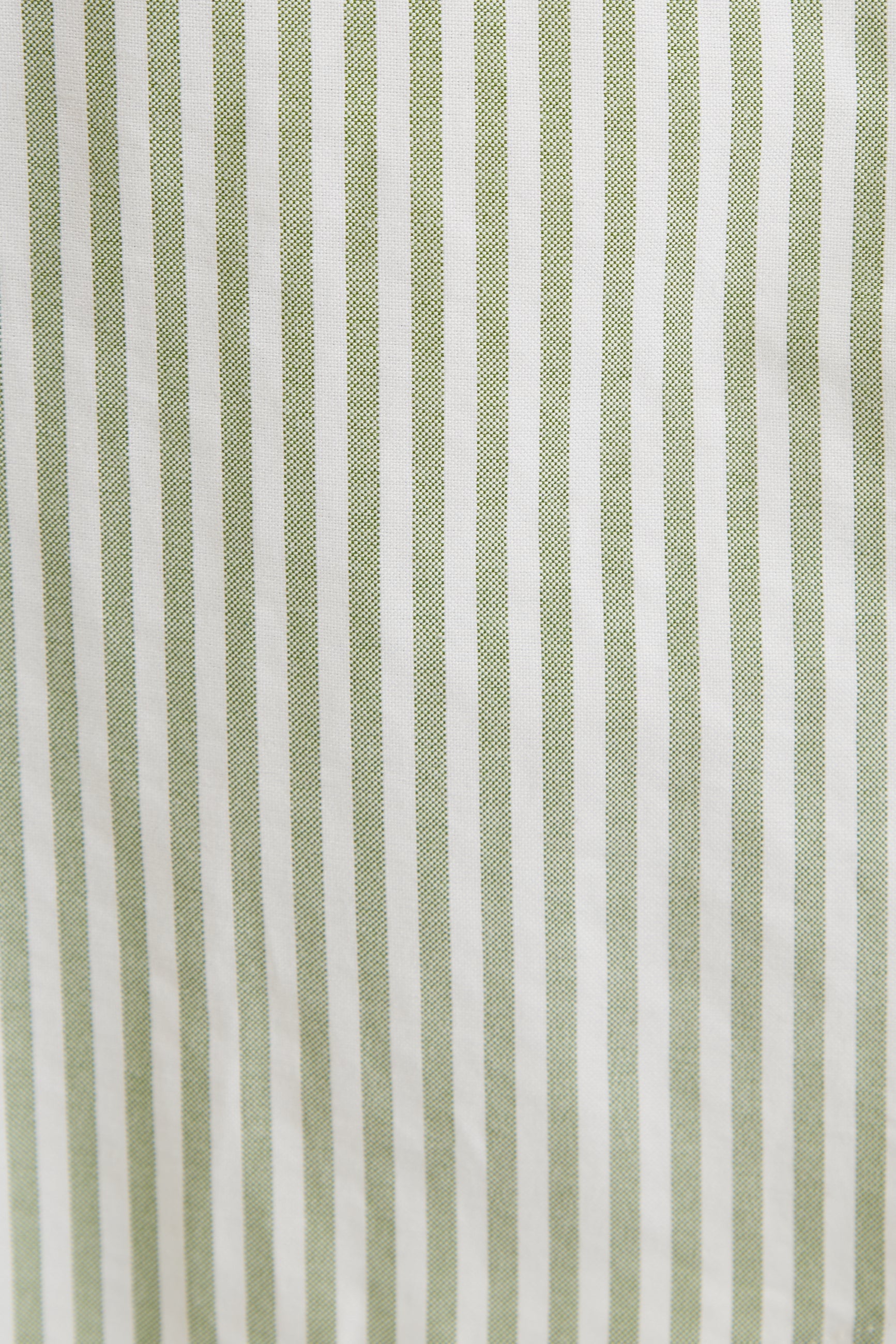 Babette Sail Stripe Shirred Bodice Midi Dress Green