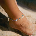 Giada Cinta Pearl Beaded Surf Anklet
