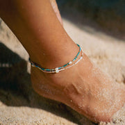 Giada Cinta Pearl Beaded Surf Anklet