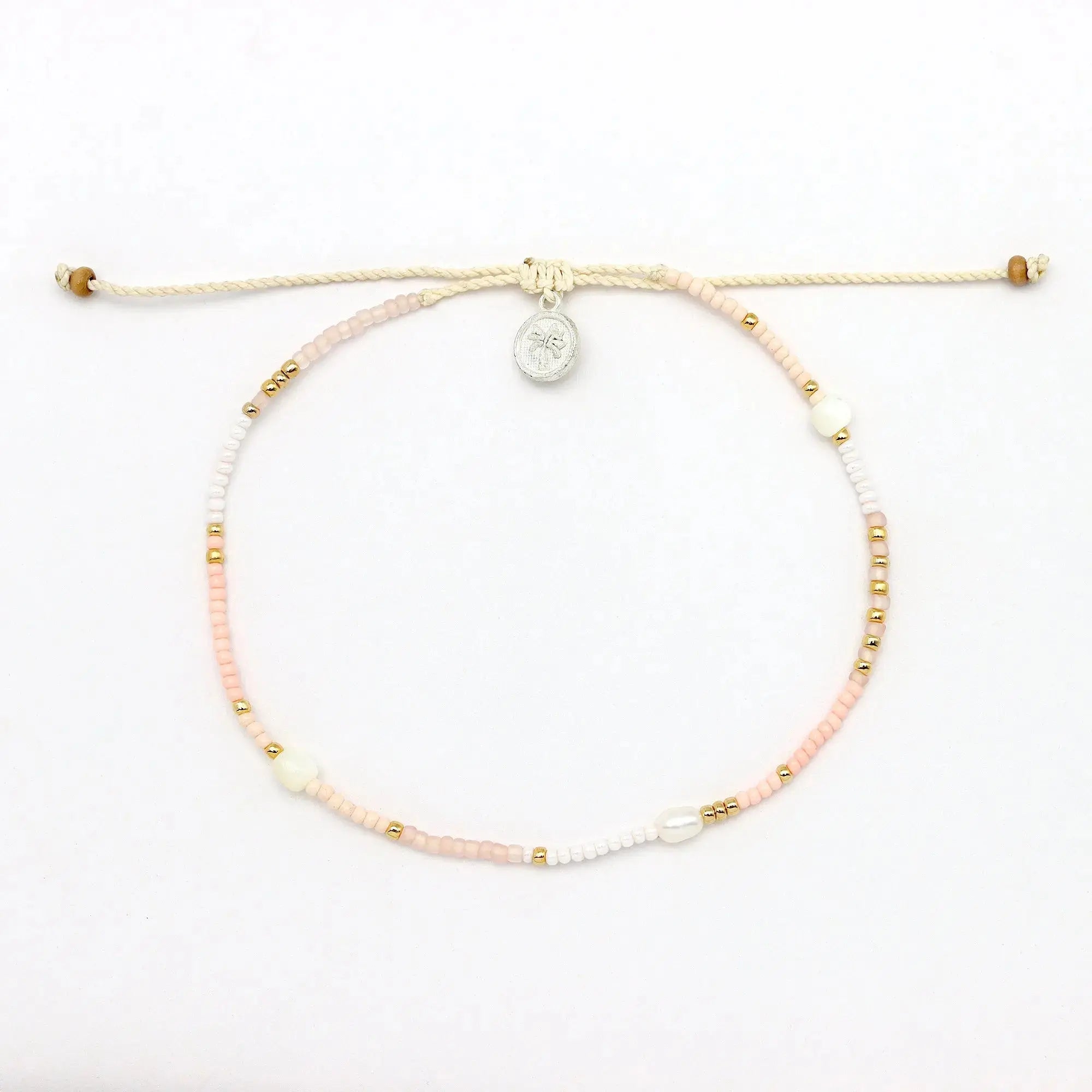 Giada Cinta Pearl Beaded Surf Anklet