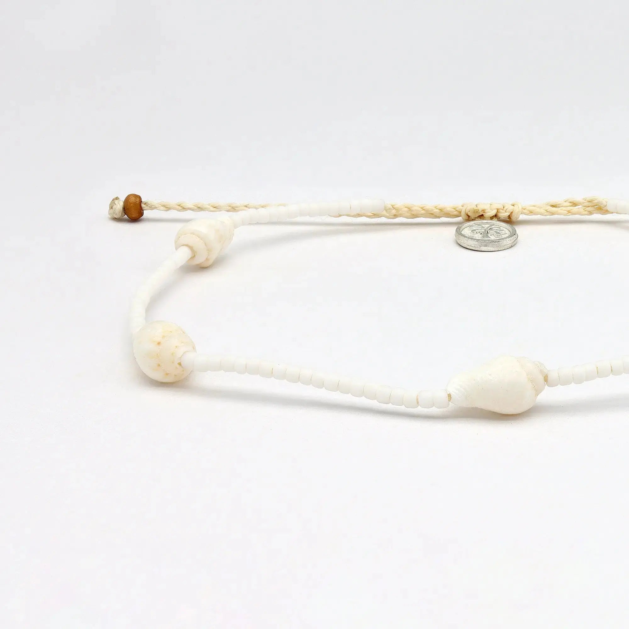Giada Rahayu Shell Beaded Surf Anklet