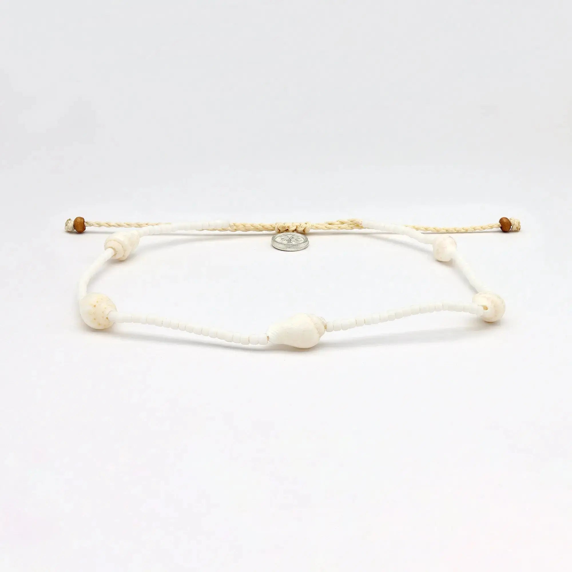 Giada Rahayu Shell Beaded Surf Anklet