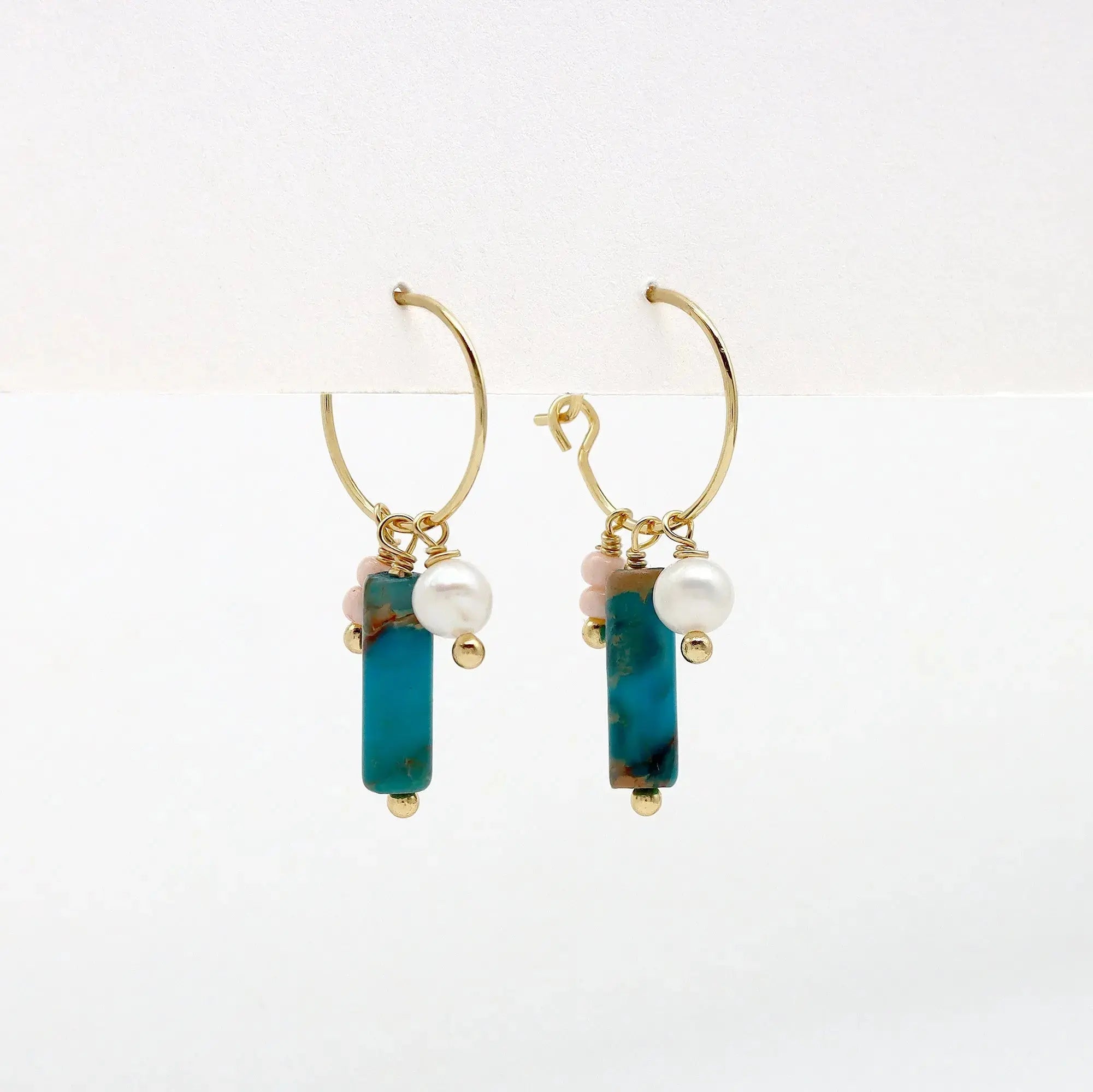 Giada Sugati Beaded Hoop Earrings