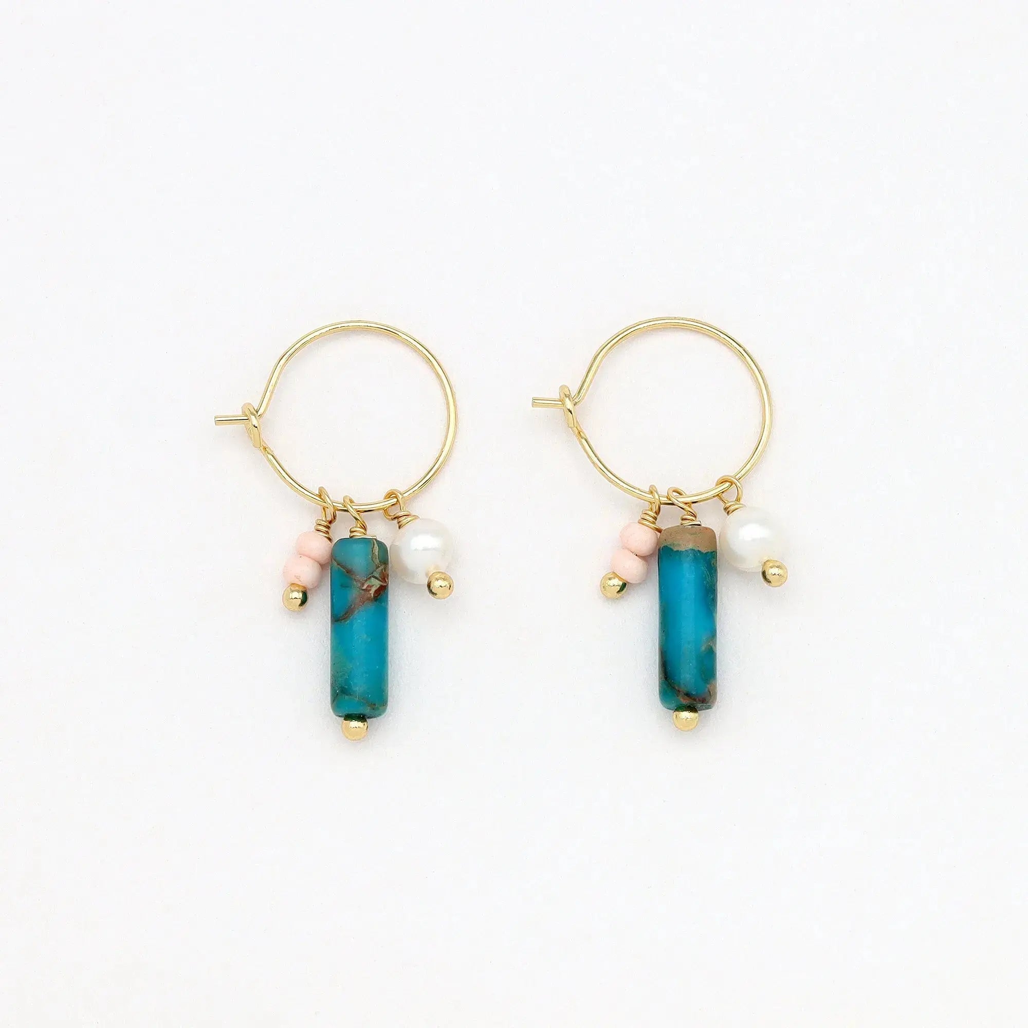 Giada Sugati Beaded Hoop Earrings