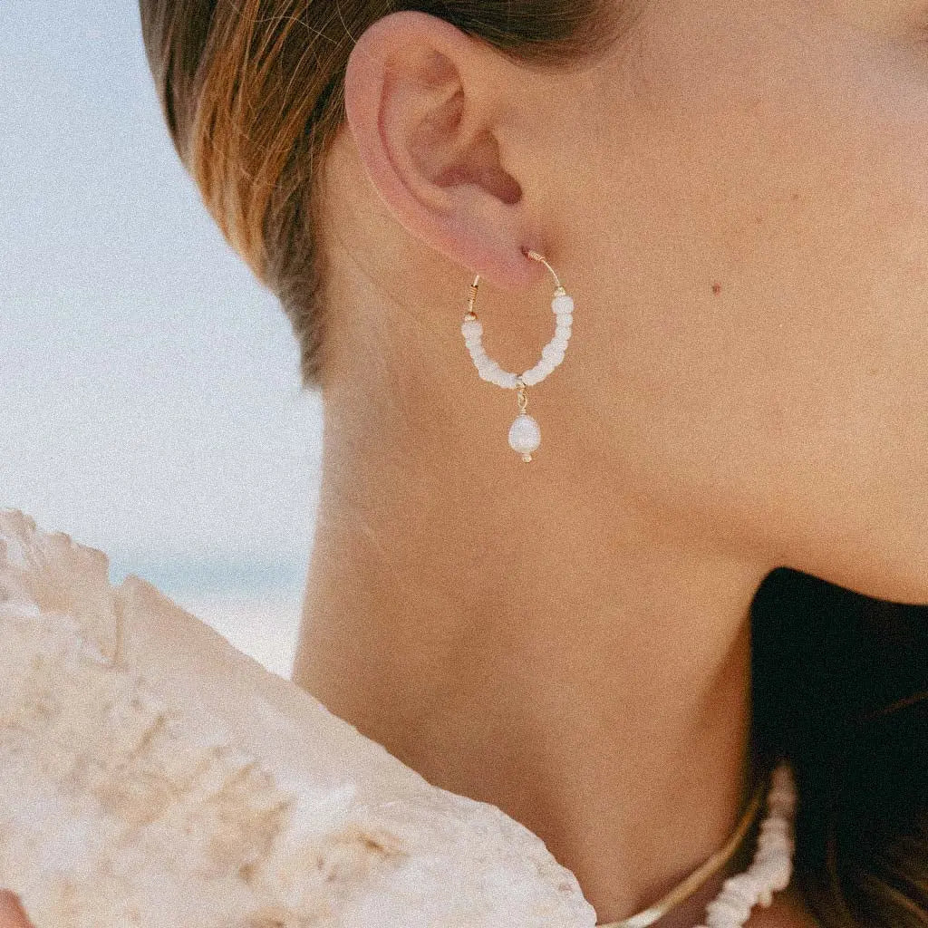 Giada Gegambar Wire Hoop Earrings