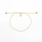 Ka'anapali Frosted Glass Beaded Anklet Set