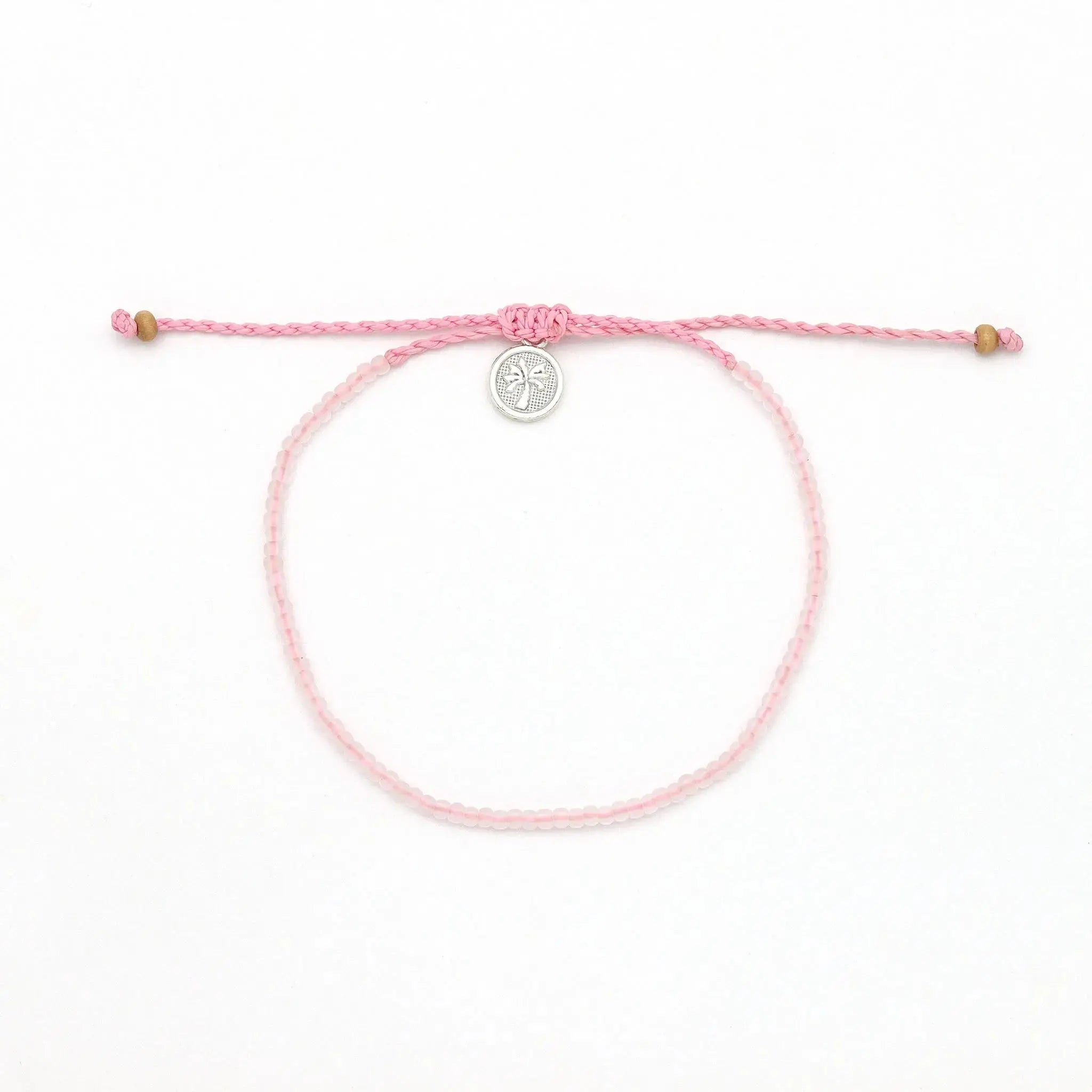 Ka'anapali Frosted Glass Beaded Anklet Set