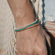 Ka'anapali Frosted Glass Beaded Bracelet Set