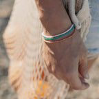 Ka'anapali Frosted Glass Beaded Bracelet Set