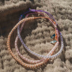 Marley Glass Beaded Anklet Set