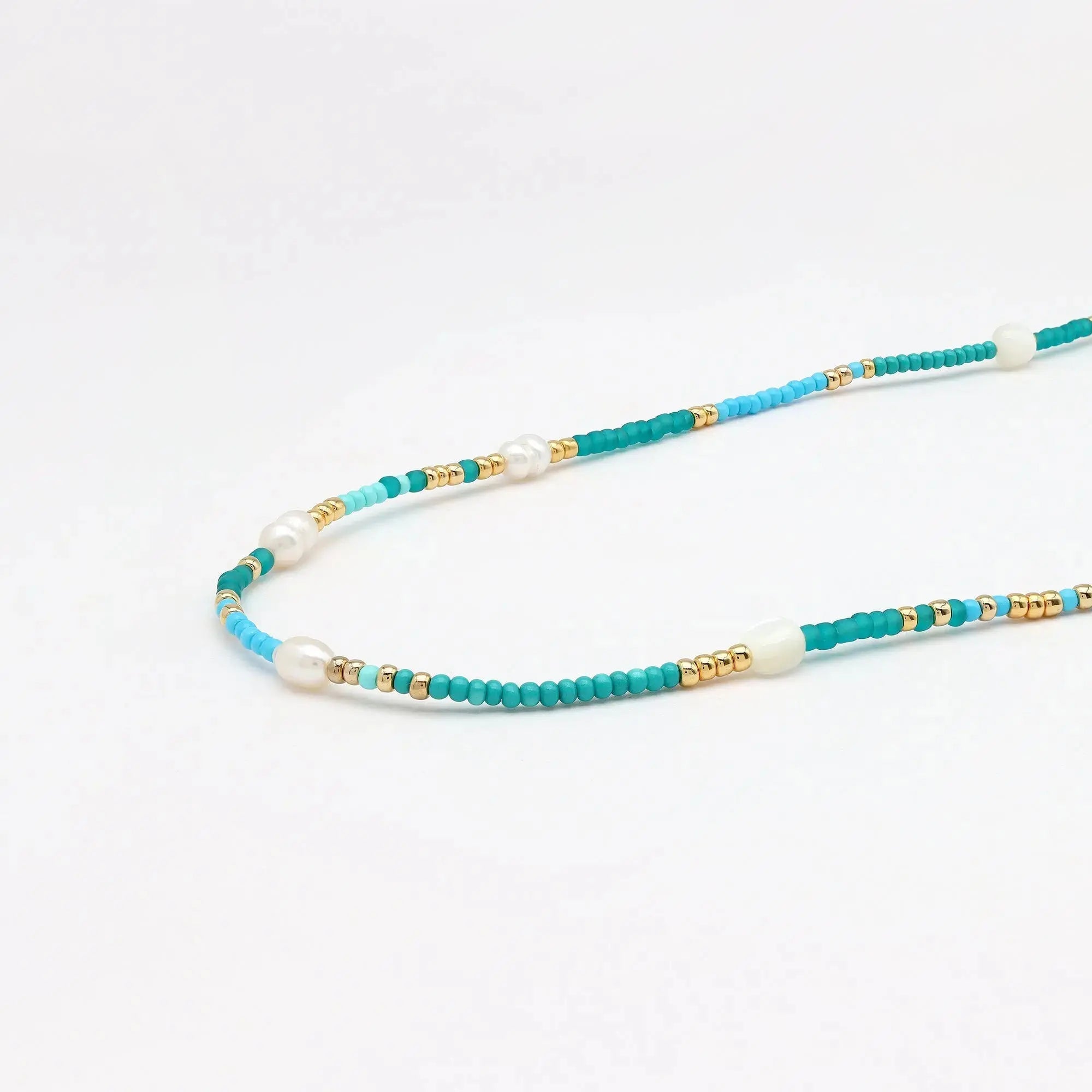 Giada Cinta Pearl Beaded Surf Necklace