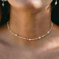 Giada Cinta Pearl Beaded Surf Necklace