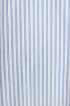 Jerrika Sail Stripe A Line Mini Dress Blue