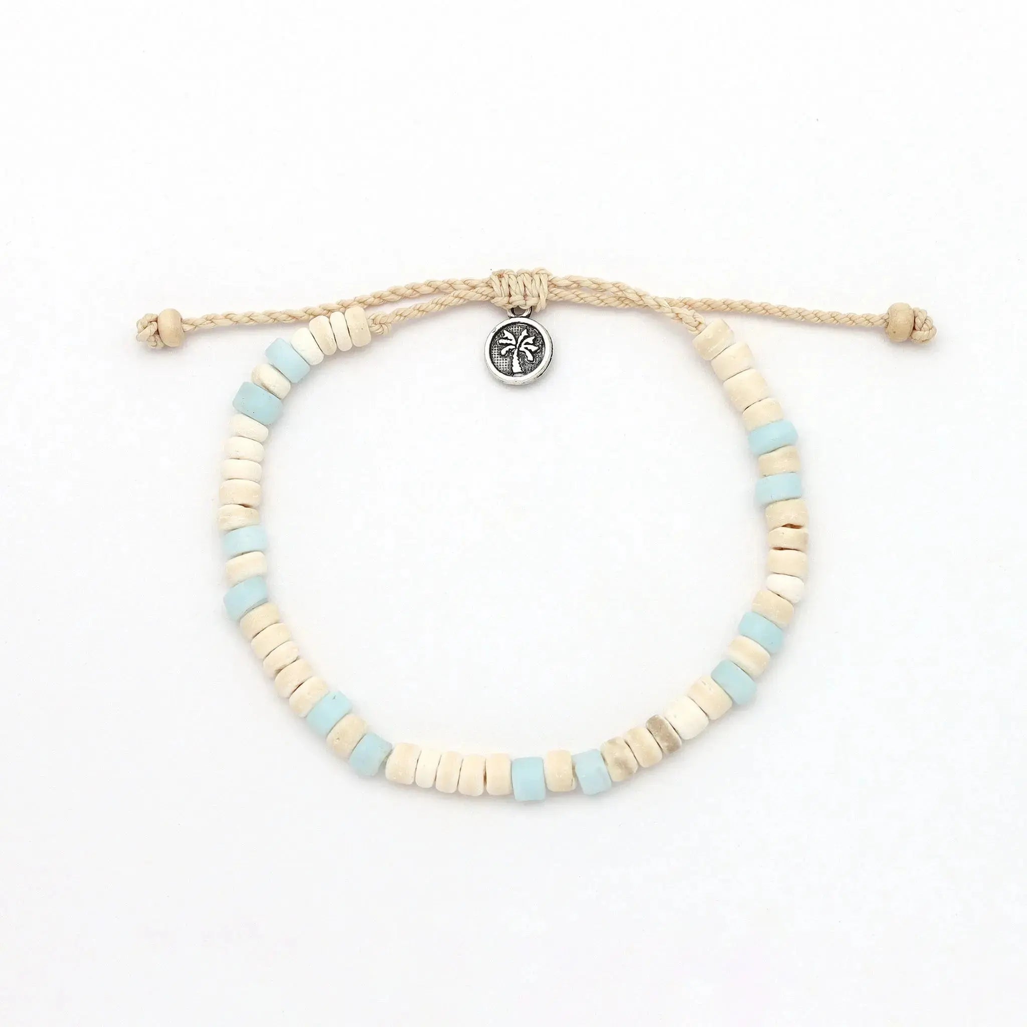 Samosir Natural Beaded Anklet