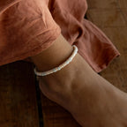 Samosir Natural Beaded Anklet
