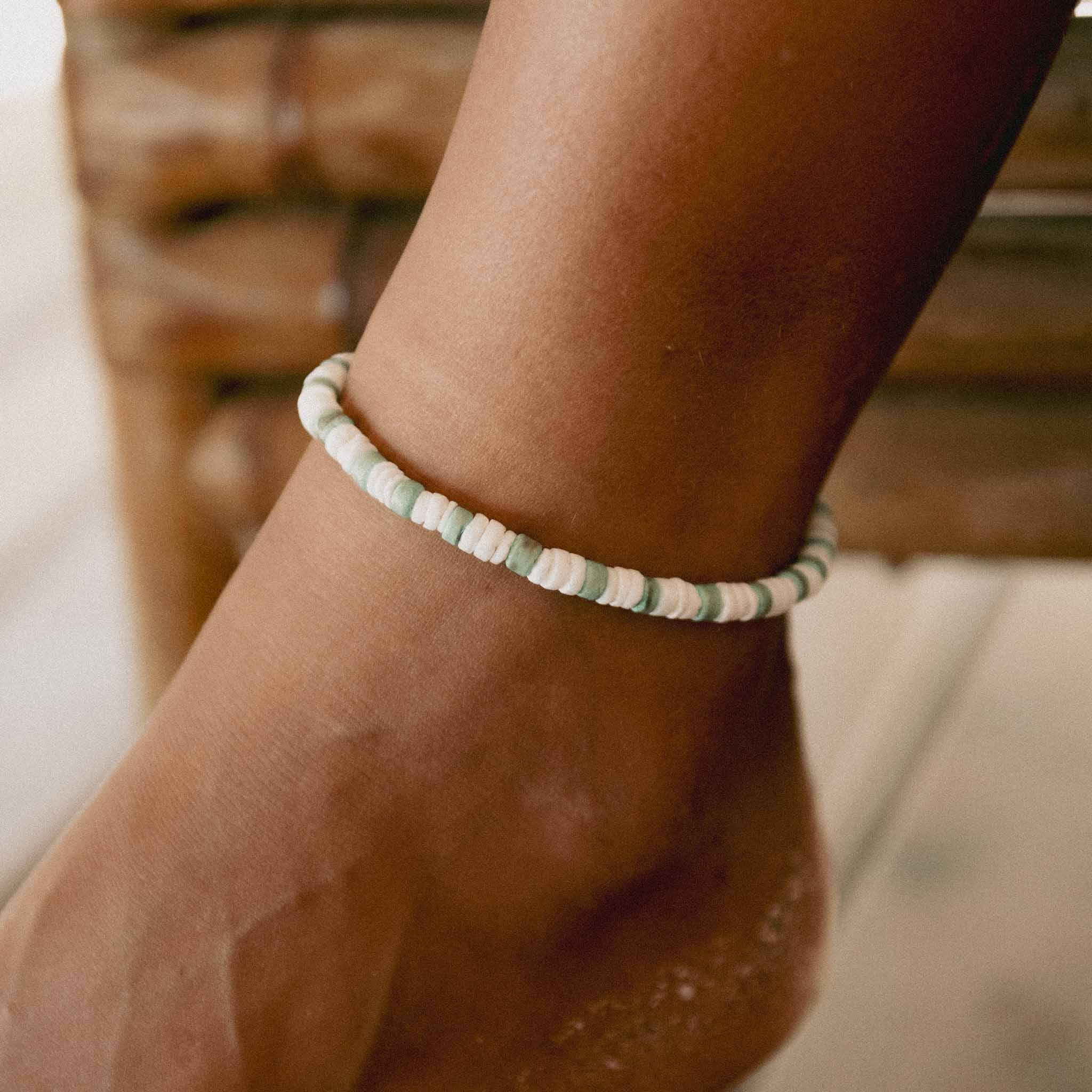 Pai Canyon Natural Beaded Anklet