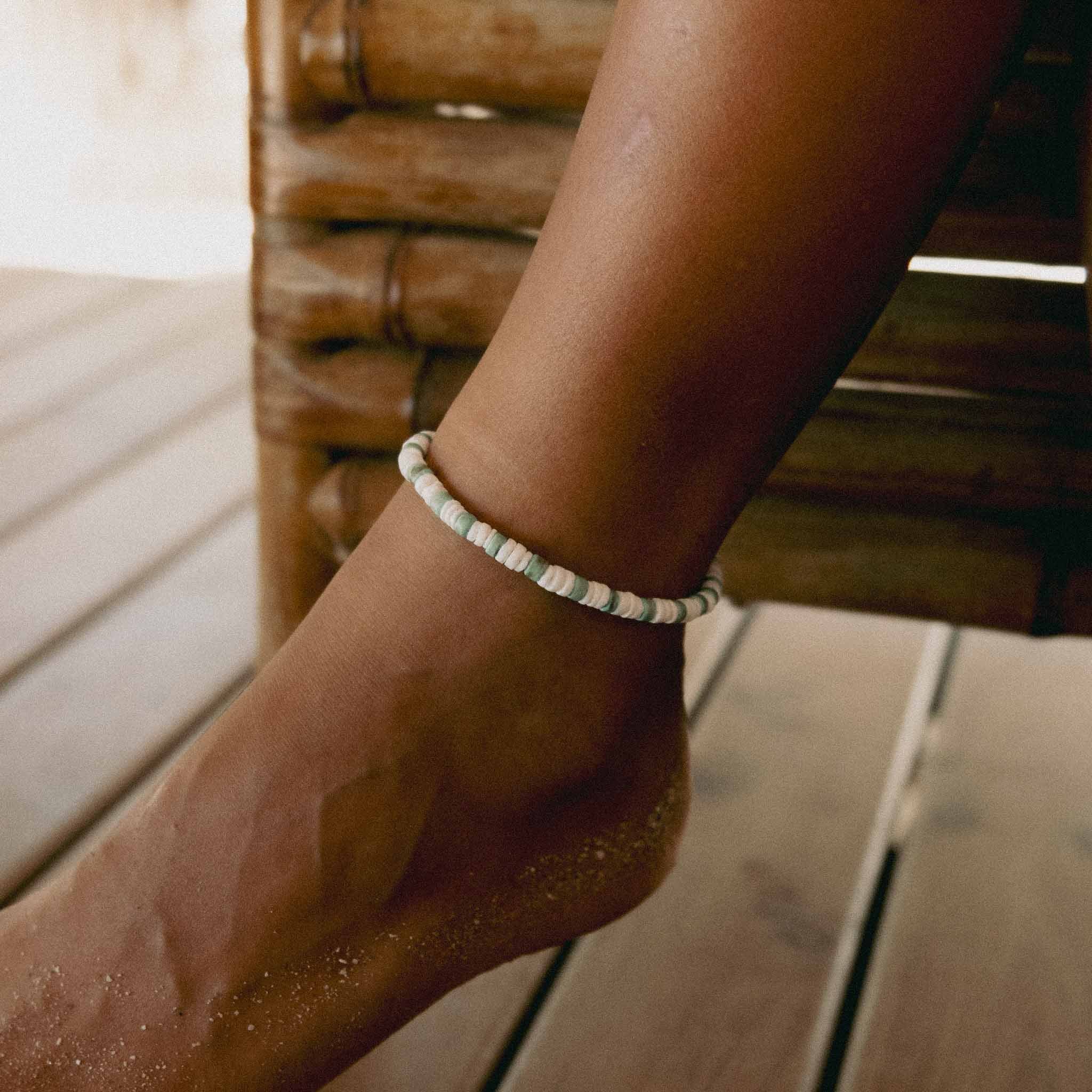 Pai Canyon Natural Beaded Anklet