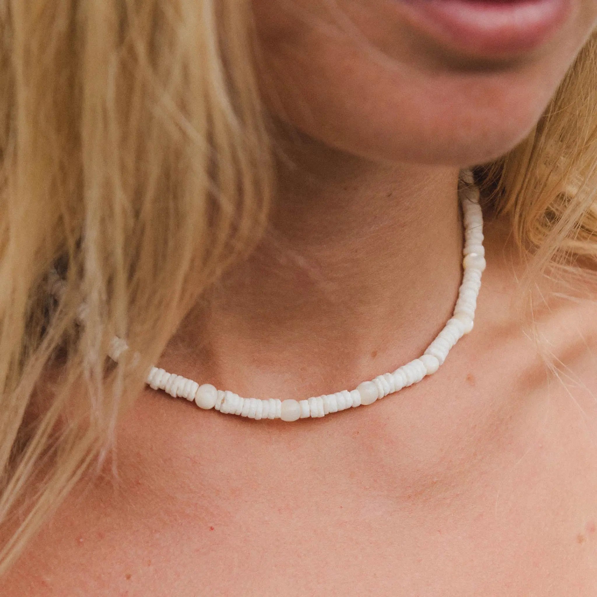 Madasari Beach Mother of Pearl Necklace