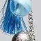 Laura Tassel And Bead Necklace - Silver
