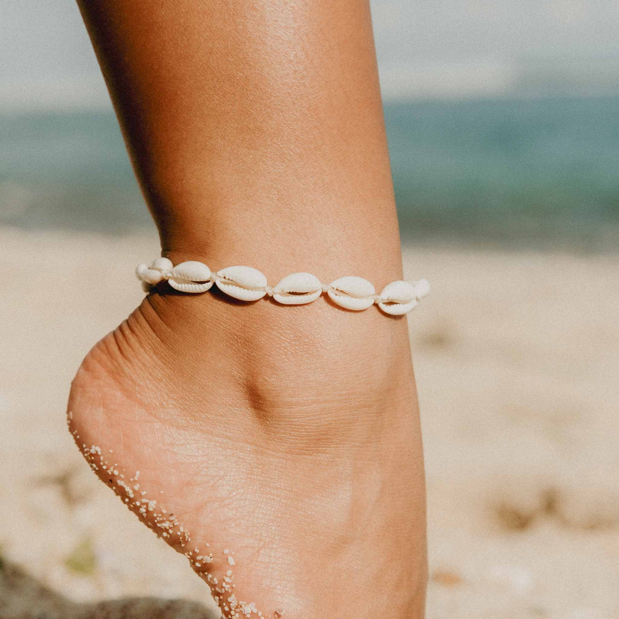 Livadi Cowrie Shell Anklet