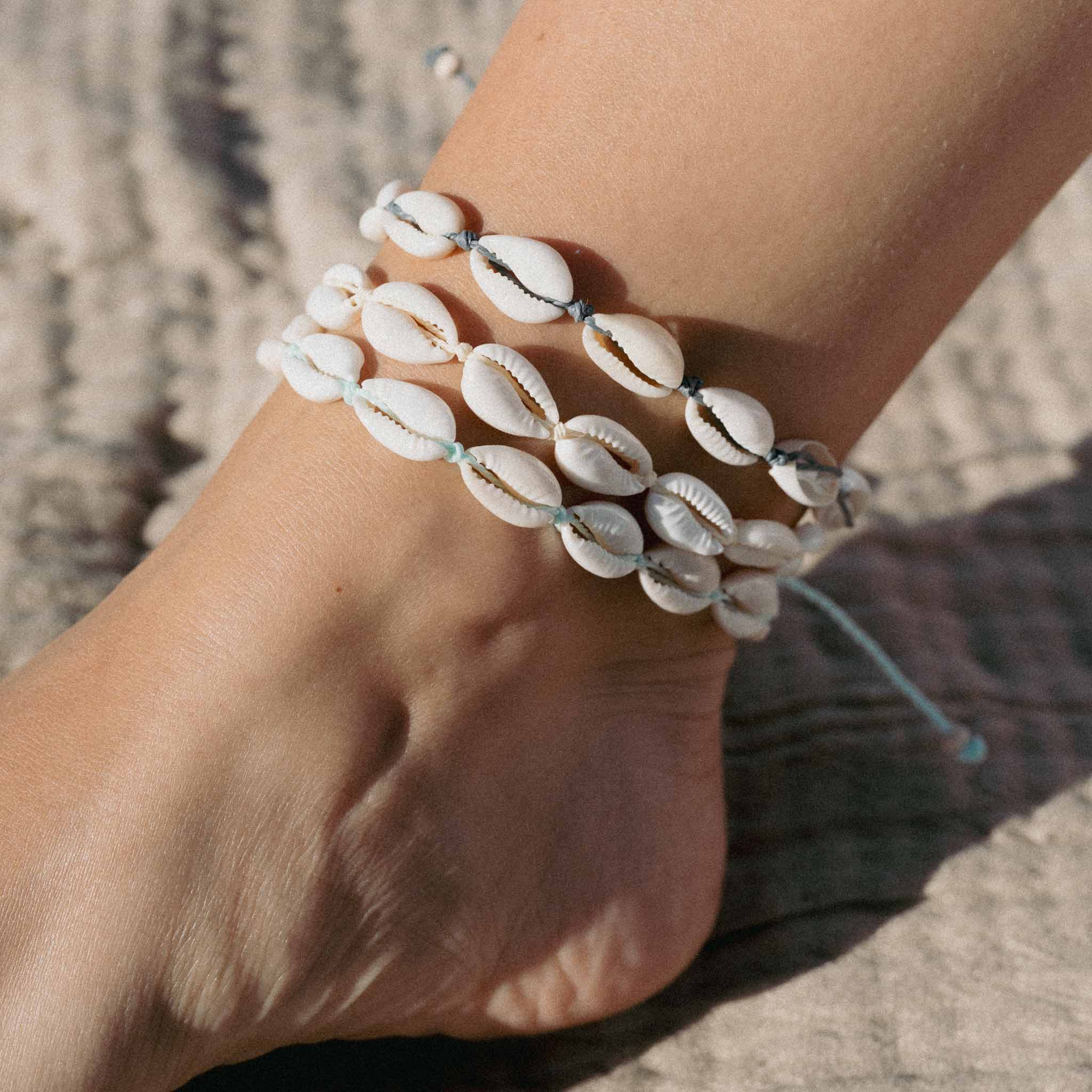 Livadi Cowrie Shell Anklet
