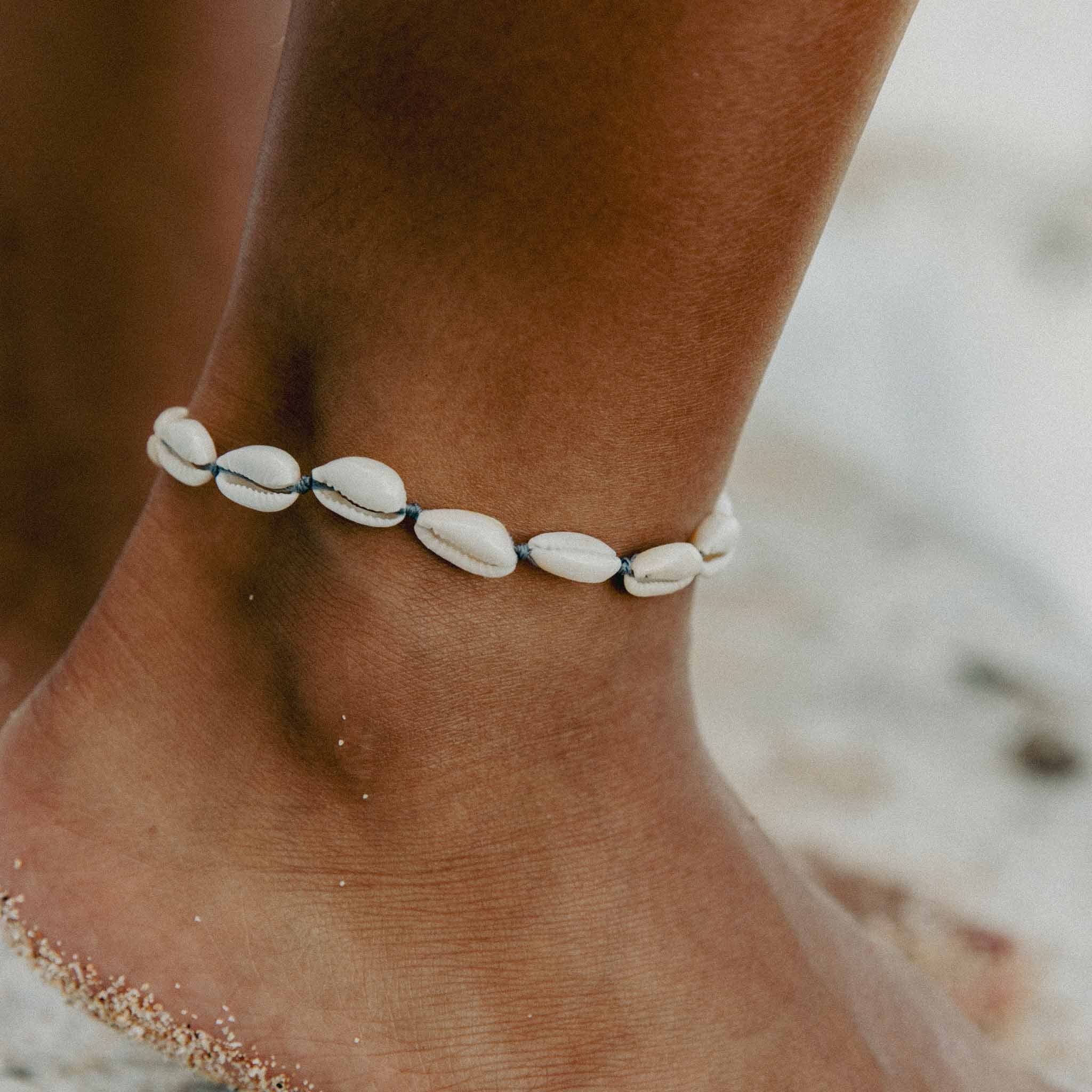 Livadi Cowrie Shell Anklet