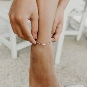 Matira Freshwater Pearl Beaded Anklet