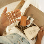 Love is Here Letterbox Gift Set -  Rose Quartz