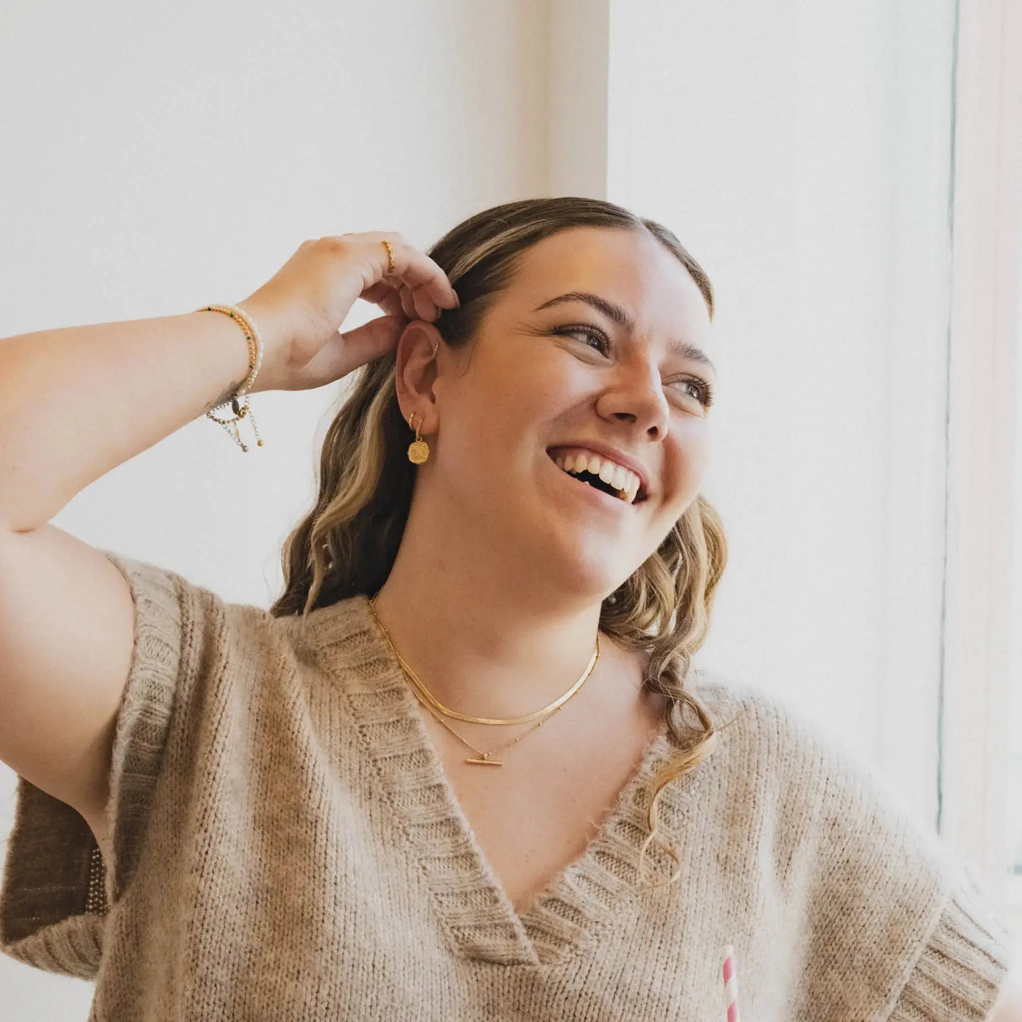 Tiny Huggie Hoop Waterproof Earrings