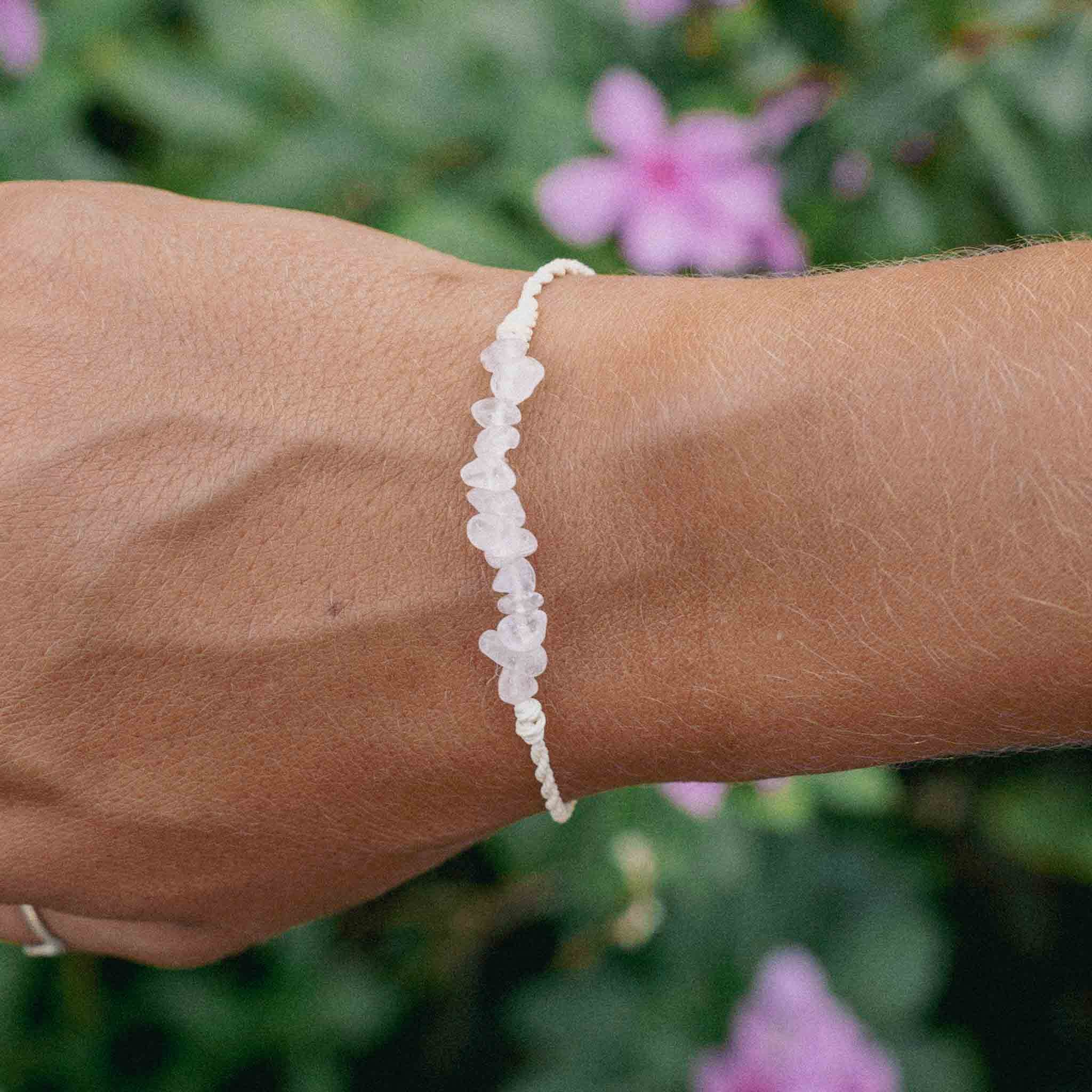 Love is Here Natural Stone Bracelet Set
