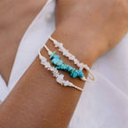 Love is Here Natural Stone Bracelet Set