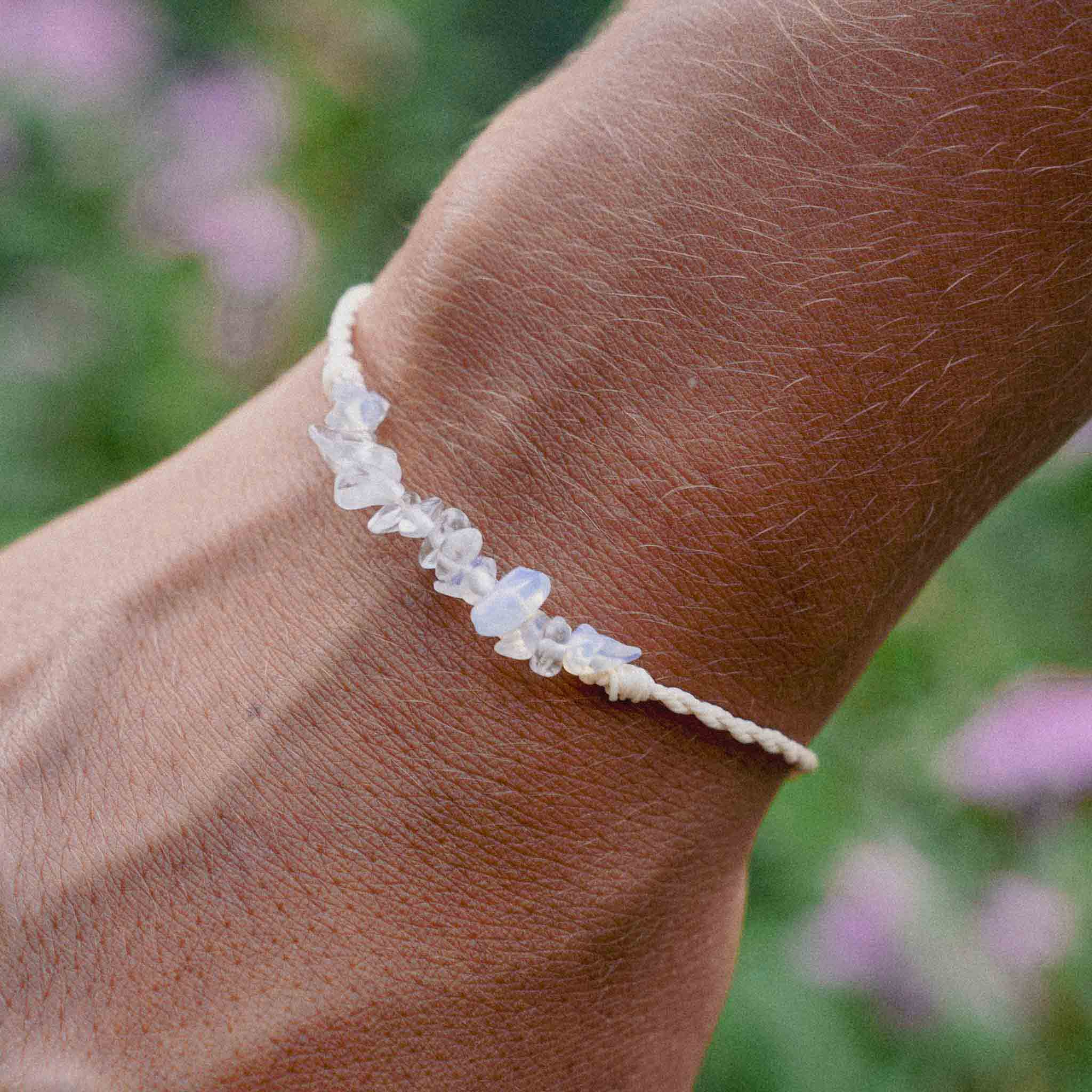 Love is Here Natural Stone Bracelet Set