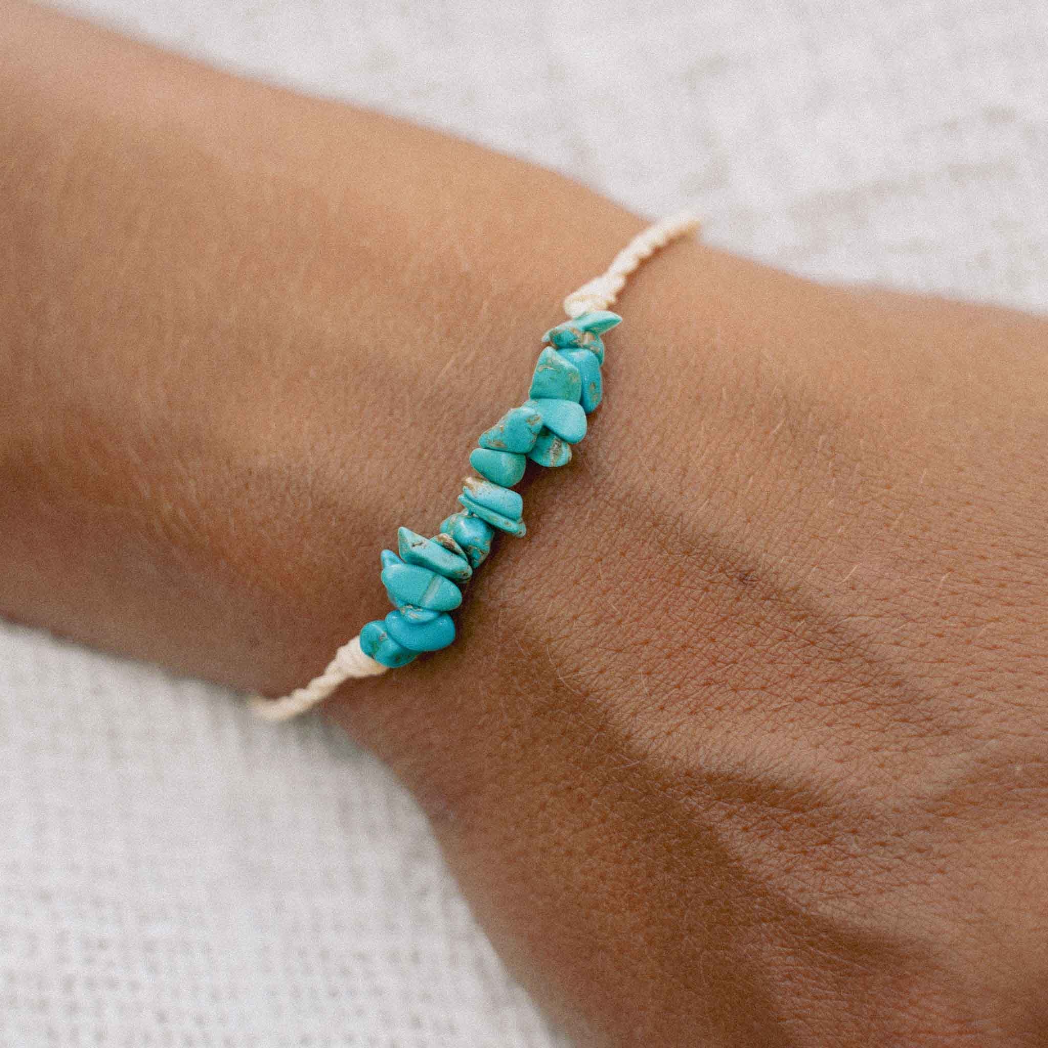 Love is Here Natural Stone Bracelet Set
