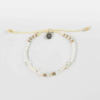 Love is Here Natural Stone, Pearl & Shell Bracelet