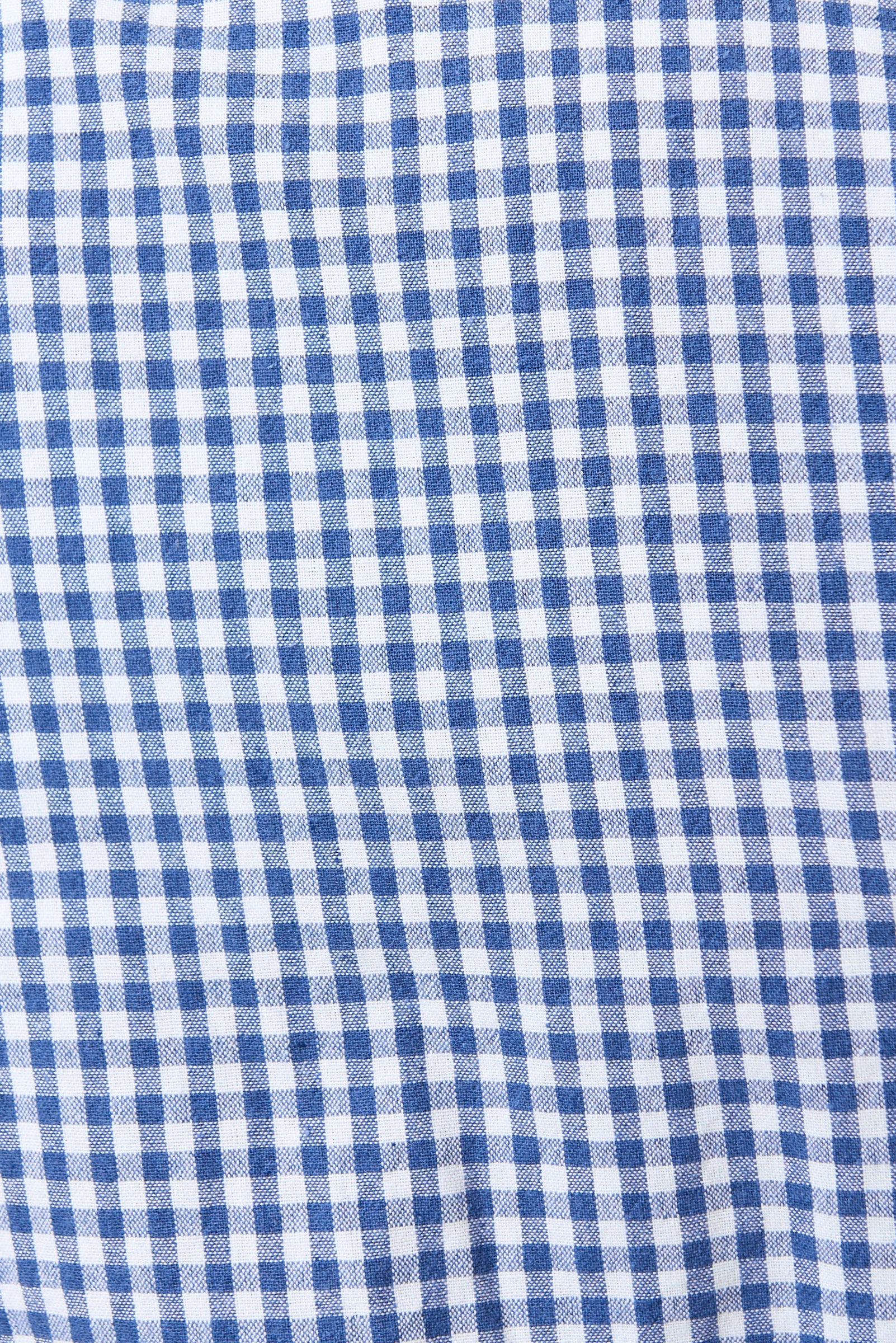 Hilton Gingham Ric Rac Trim Shorts - Blue