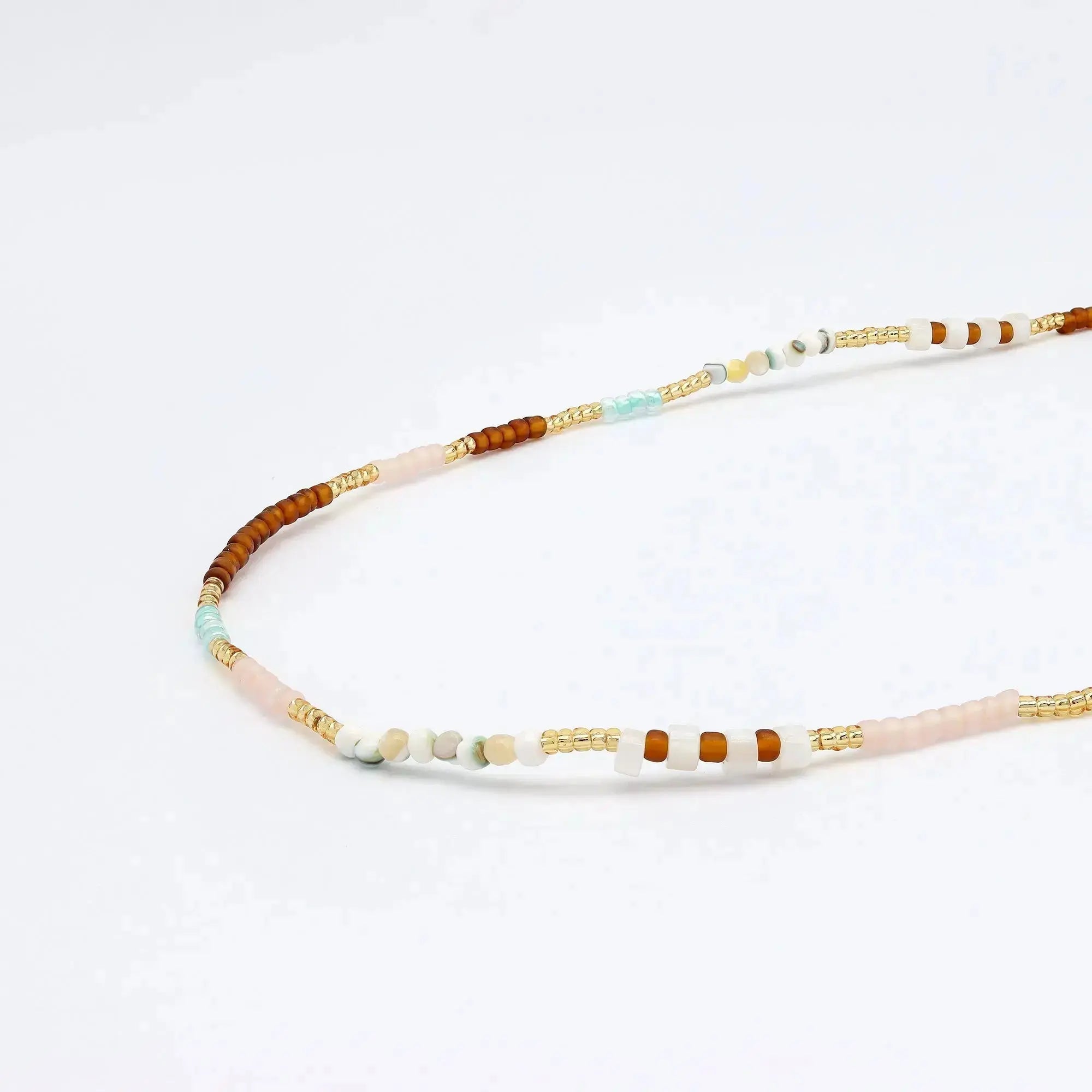 Alam Dainty Beaded Necklace